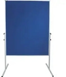 Franken Moderatorentafel X-tra!Line, Filz/Filz, Aluminiumrahmen, 1200 x 1500...