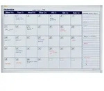 Franken Jahresplantafel X-tra Line VO-12 90x60cm 12Monate wei&szlig;