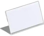 DURABLE Tischnamensschild 10 x 5,2 cm Acryl Transparent 10 St&uuml;ck