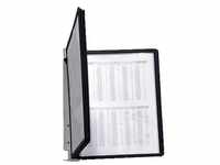 Durable Sichttafelwandhalter VARIO® MAGNET WALL 5, magnetisch, 5 Sichttafeln schwarz
