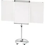 MAUL Flipchart MAULsolid 6372882 66x97cm Rundfu&szlig; 2 Papierhalter