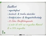 Franken Whiteboard Schreibtafel U-Act, 120x180cm, magnethaftend, wei&szlig;,