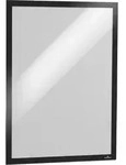 DURABLE DURAFRAME DIN A3 Inforahmen Selbstklebend, Magnetisch Schwarz Hartfolie