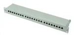 ROLINE Cat.6 (Class E) 19-Zoll-Patchpanel, 24P, geschirmt, grau