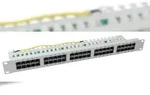 EFB-Elektronik Ecolan Patchfeld Cat 3 ISDN 19" 1HE 50 Port RJ45 8/4 hellgrau RAL7035