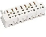 Hager Z&auml;hlersteckklemme,Drehstrom,Sperrbar 3p+N 63A mit TRE-Abgang