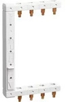 Hager Phasenschiene, 3+N, 146mm, 16mm2, 80A, Stift, isoliert, geeignet f&uuml;r Ger&auml;te