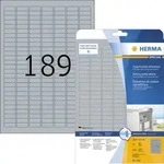 HERMA Etikett Typenschild 4220 25x10mm silber 4.725 St./Pack.