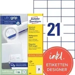 Avery Zweckform LR3655 Recycling Universal-Etiketten, A4, 210 x 148 mm, 100 Bogen/200