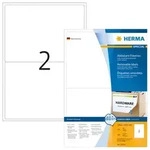 HERMA Abl&ouml;sbare Etiketten 199,6 x 143,5 mm, 200 Etiketten, wei&szlig;, matt, haftend