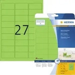 HERMA Etikett 5143 63,5x29,6mm neongr&uuml;n 540 St./Pack.