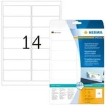 HERMA Abl&ouml;sbare Etiketten 99,1 x 38,1 mm, 350 Etiketten, wei&szlig;, matt, haftend