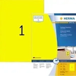 HERMA Etikett SPECIAL 4401 210x297mm gelb 100 St./Pack.