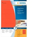 HERMA Farbige Etiketten 105 x 37 mm, 1.600 Etiketten, rot, permanenthaftend