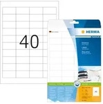HERMA PREMIUM Etiketten 48,5 x 25,4 mm, wei&szlig;, matt, permanent haftend, bedruckbar