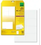 Sigel LA322 abgerundete Adress-Etiketten, 99,1 x 67,7 mm, wei&szlig;, 200 Etiketten