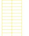 Avery Zweckform Etiketten 32x10mm VE=132 St&uuml;ck wei&szlig;