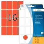 HERMA Vielzwecketikett 2452 25x40mm rot 512 St./Pack.