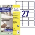 AVERY Zweckform Abl&ouml;sbare Universaletiketten L4737REV-10 Selbsthaftend DIN A4 Wei&szlig;