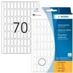 HERMA Vielzwecketiketten, 8 x 20 mm, 2.240 Etiketten, wei&szlig;, permanent haftend,f&uuml;r
