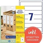 AVERY Zweckform ultragrip Laser, Inkjet Ordneretiketten LR4760-25 Haftend DIN A4