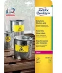 AVERY Zweckform Folien-Etiketten, Durchmesser: 30 mm, gelb