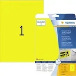 HERMA Folienetikett 8033 210x297mm gelb 25 St./Pack.