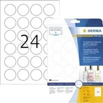 HERMA Folienetikett 8023 rund 40mm transparent 600 St./Pack.