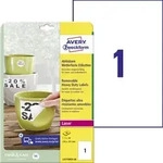 Avery Zweckform L4775REV-20 Wetterfeste Etiketten, abl&ouml;sbar, 210 x 297 mm, 20