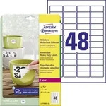 Avery Zweckform L4778REV-20 Wetterfeste Etiketten, abl&ouml;sbar, 45,7 x 21,2 mm, 20