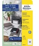 AVERY Zweckform ultragrip Universaletiketten 3474-10 Selbsthaftend DIN A4 Wei&szlig; 70 x