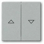 Busch-Jaeger FUTURE LINEAR Wippe zweiteilig, Jalousie, aluminium-silber, matt, Symbol