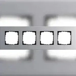 Gira Abdeckrahmen 4f.alu 021417