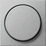 Gira System 55 Drehknopf, Symbol Dimmer, aluminium, 065026