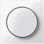 Merten System M Drehknopf, Dimmer, polarwei&szlig;, gl&auml;nzend, ohne ISO Aufdruck