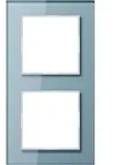 Jung Glasrahmen 2-fach bl/gr AC 582 GL BLGR AC582GLBLGR