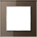 Jung Glasrahmen 1fach mokka AC 581 GL MO AC581GLMO