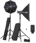 Elinchrom D-LITE RX 4/4 Softbox To Go Set f&uuml;r Fotostudioausstattung Schwarz