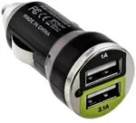 InLine&reg; USB KFZ Ladeger&auml;t Stromadapter, 12/24VDC zu 5V DC/2.1A, Mini