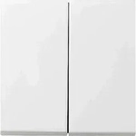 Gira System 55 zweiteilige Wippe, Schalter/Taster, reinwei&szlig;, matt, 029527