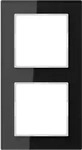 Jung Glasrahmen 2-fach sw AC 582 GL SW AC582GLSW