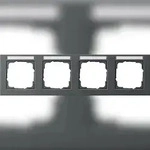 Gira Abdeckrahmen 4f. anth 109423