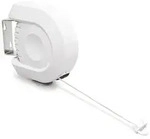 Relaxdays W&auml;scheleine ausziehbar, automatisches Rollsystem, 12 m Trockenl&auml;nge,