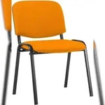CLP Besucherstuhl Ken Stoff orange