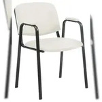 CLP Stapelstuhl Ken Pro Kunstleder Kunstleder HBT: 79x53x55 cm creme