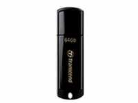 Transcend JetFlash 350 USB-Flash-Laufwerk 64 GB USB 2.0, Pure Black