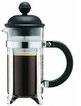 Bodum 1913-01 CAFFETTIERA 0,35 Liter Kaffeebereiter f&uuml;r 3 Tassen | Schwarz
