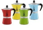 Bialetti Espressokocher Rainbow 6 Tassen hellblau