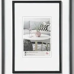 walther + design Galeria Kunststoff Bilderrahmen, schwarz, 40 x 50 cm