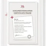 walther + design Lifestyle Kunststoff Bilderrahmen 21x29,7 cm (DIN A4) WEISS